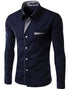Men's Simple Long Sleeve Shirt